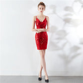 Simple Chic Spaghetti Cocktail Mini Dress - FashionByTeresa